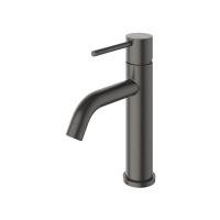 Смеситель для раковины с донным клапаном RELAX-LS1-GM оружейная сталь   Cezares