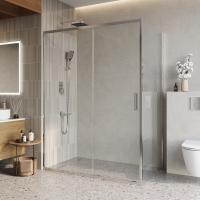 Душевой уголок прямоугольный LUCE-AH-1-150/90-C-Cr 1500x900x1950 BelBagno