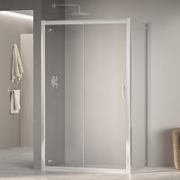 Душевой уголок RGW PA-76 (PA-016 + Z-050-2) прямоугольный  130* 90*195 35087639-11 профиль Хром стекло Прозрачное 6 мм RGW