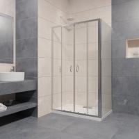 Душевой уголок RGW PA-41 (PA-11 + Z-050-2) прямоугольный  120* 90*195 01084192-011 профиль Хром стекло Прозрачное 6 мм RGW