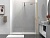 Душевые перегородки Walk-In HS   VSW-1HS800CLG 800х2000 профиль брашированное золото стекло прозрачное Vincea